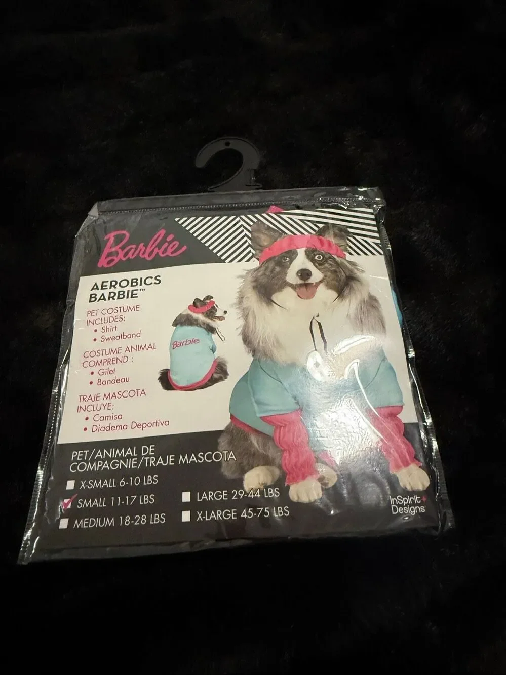 Barbie Aerobics Dog Halloween Costume Small 11-17 lbs